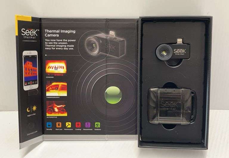 Seek Thermal Imaging Camera, Made for iPhone 5-6, Comes with Box and carry case, TN723