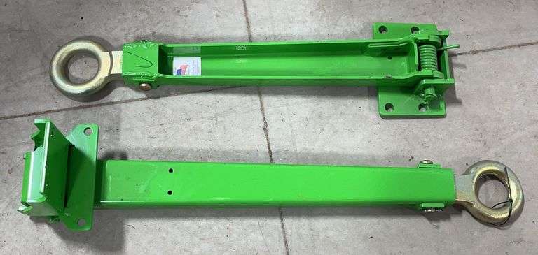 Spring Loaded Tow (2) Spring Loaded Bolt on Tow Bars, with Pintle Hitch Loops - Albrecht ...