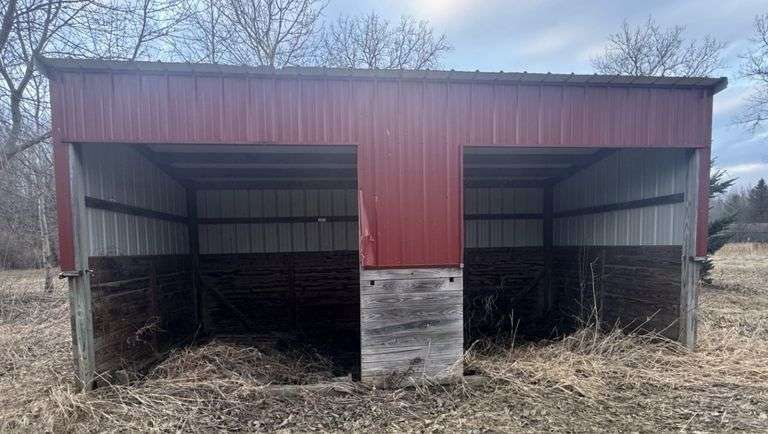 This item Selling ABSOLUTE! ~~~ Portable Animal Shelter, 10' x 20' with 2-8' Door Openings, Transport Available from Elmer Miller 989-236-1459 for a Fee