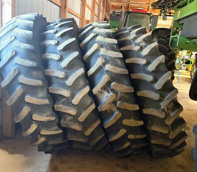 This item Selling ABSOLUTE! ~~~ (4)-Firestone 420/80R46 Tires at 25-30%, No Weather Check