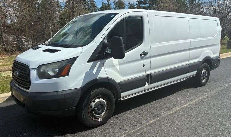 2016 Ford Transit Van, (246,000 Miles), V6 Gas, Automatic Transmission, AC, Runs and Drives Very Nice, No Leaks or Drips, Drives Straight, Good Brakes and Tires, Clean and Clear Title, NOTE: See Questionnaire Pictures for Additional Information, Cash or Bank Wire Only, Subject to a $15 State of Michigan Title Fee and 6% Sales Tax Unless Otherwise Exempt