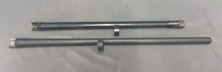 (2) Remington 870 Barrels: 1- Full Choke, 1- with Poly Choke