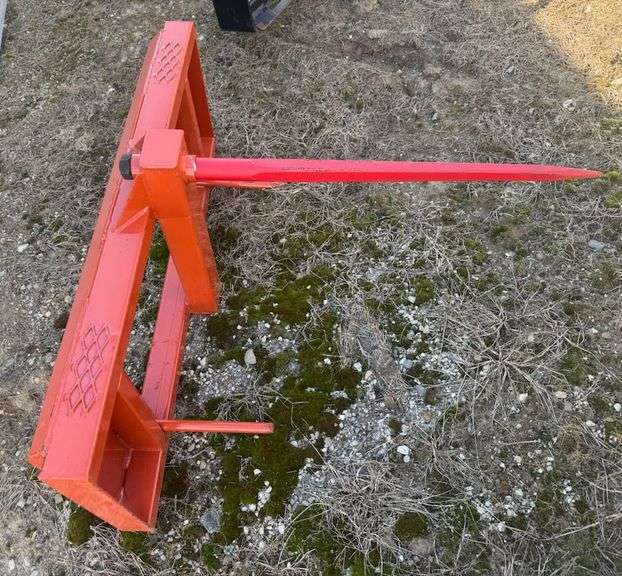This item Selling ABSOLUTE! ~~~ Skid Steer Quick Attach Bale Spear, New, Unused Condition, NOTE: No Sunday Pick-Up
