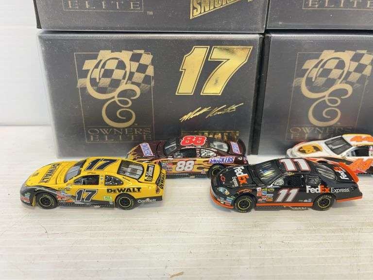 (5) Owners Elite 1:64 Scale Stock Cars: #44 Dale Jarrett, #17 Matt ...