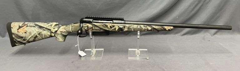 Savage 220, 20-Gauge Camo Rifled Slug Gun with Accu-Trigger and Detachable Magazine: Serial Number H393199, TN00597