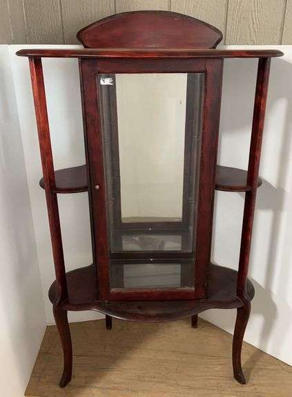 Cherry Attache: Glass Door and Shelf