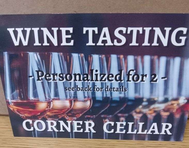 Gift Certificate for a Wine Tasting for Two