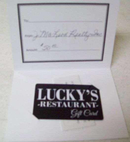$50 Gift Certificate to Lucky's Restaurant