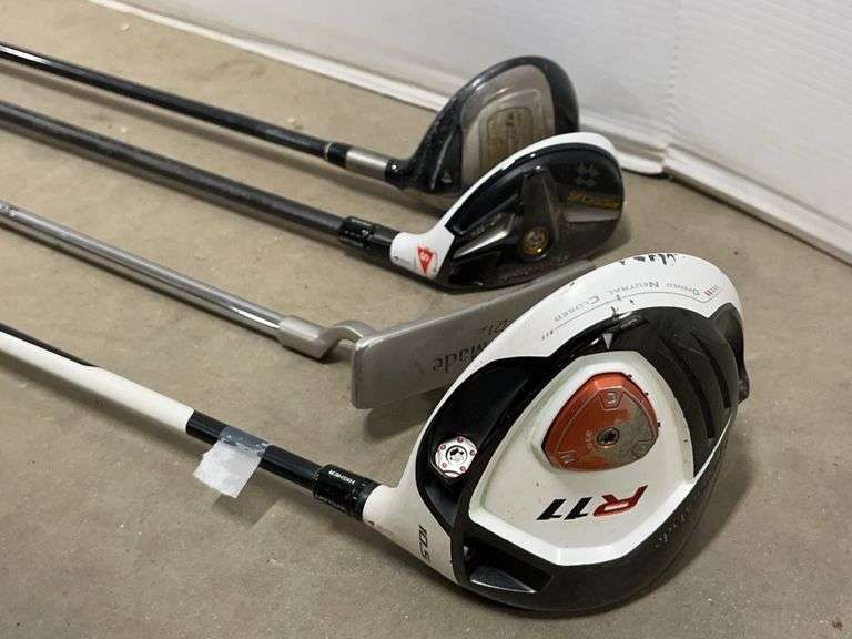 Taylormade R11 Rescue (4) TaylorMade Golf Clubs, Include: 10.5° R11 Driver, 17° 4-Wood ...