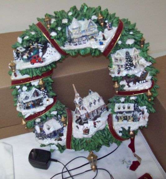 Thomas Kincaid Christmas Wreath