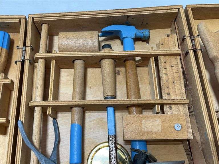 Vintage 1960s Handy Andy Tool Box Set: Complete All Tools in Box ...