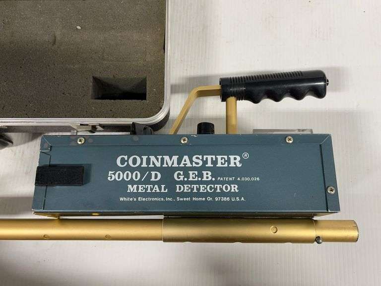 Coin Master 5000/D G.E.B. Metal Detector, Takes 8-AA Batteries ...