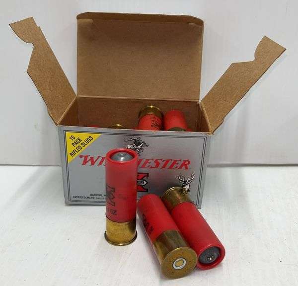 1 Box of (15) Winchester Super X 12-Gauge Rifle Slugs, TN334