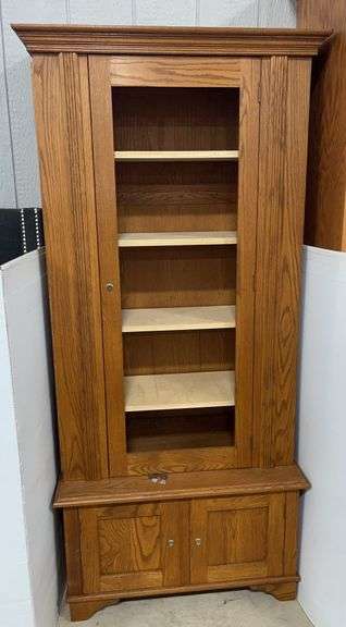 Cabinet, Formerly Gun Cabinet, Has Shelves, Locks and Keys