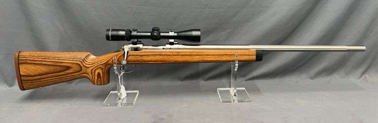 Savage Model 12, .22-250 Rem., Bolt Action, Stainless Steel Heavy Barrel and Burris 3x-9x Scope, TN00948