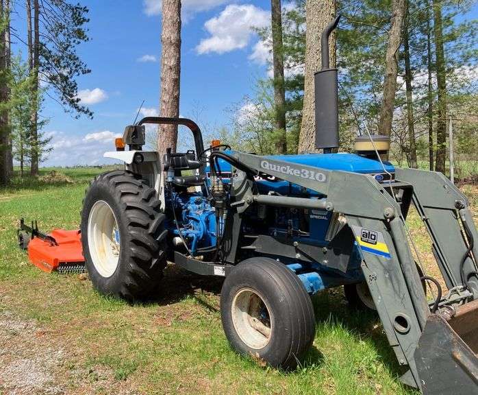 1991 Ford 5610 II 2WD Tractor Package, (1332.9 Hours), Diesel ...
