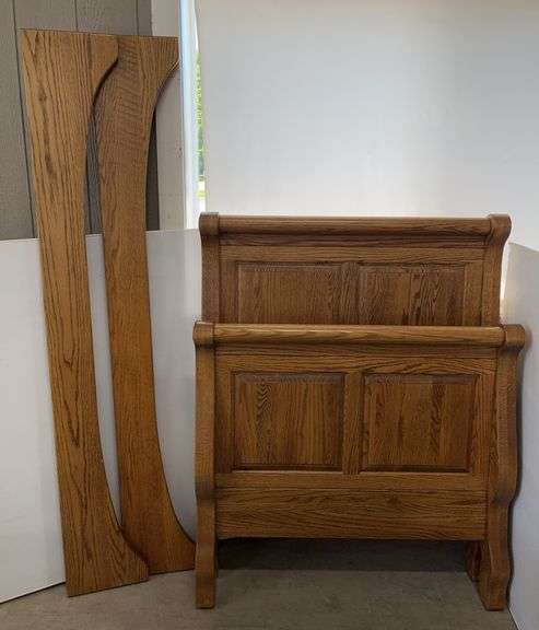 Twin Oak Bed Frame