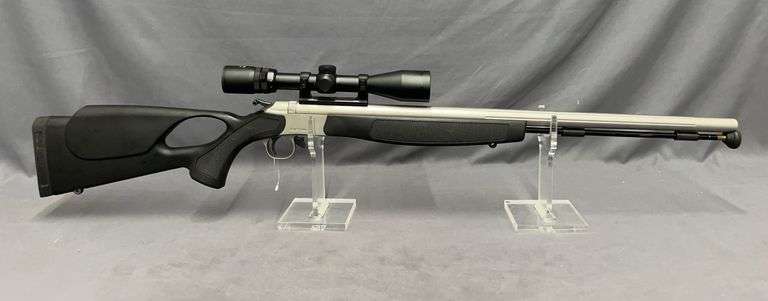 CVA Optima, .50 Caliber, 2-7x40 Scope, 209 Ignition, 3-Pellet Capable, "Thumbhole" Stock, Palm Saver Ramrod, Stainless Steel Barrel, TN500