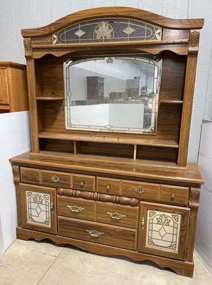 Dresser with Mirror Top