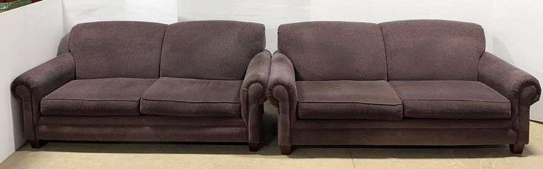 (2) Purple Broyhill Couches