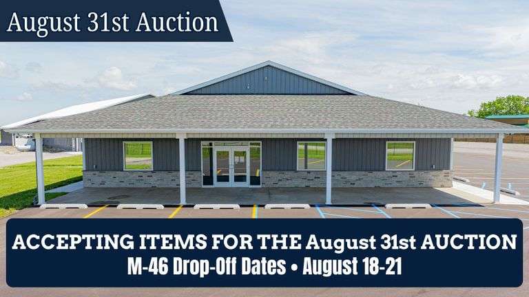August 31st (Monday) M-46 Online Consignment