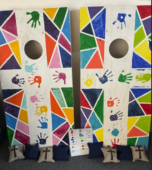 Complete Cornhole Package Featuring (2) Boards and (8) Cornhole Bags