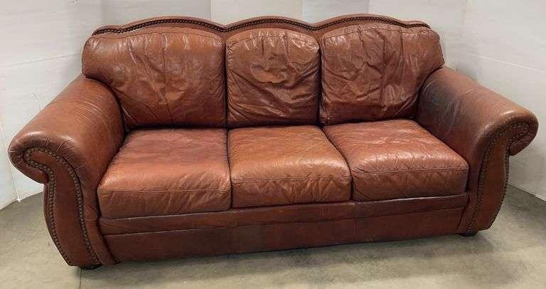 Older Genuine Leather Couch