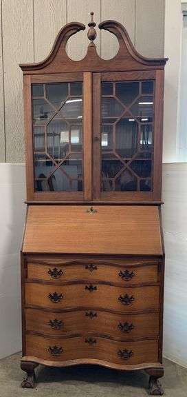 Old Writing Desk/Cabinet with Key