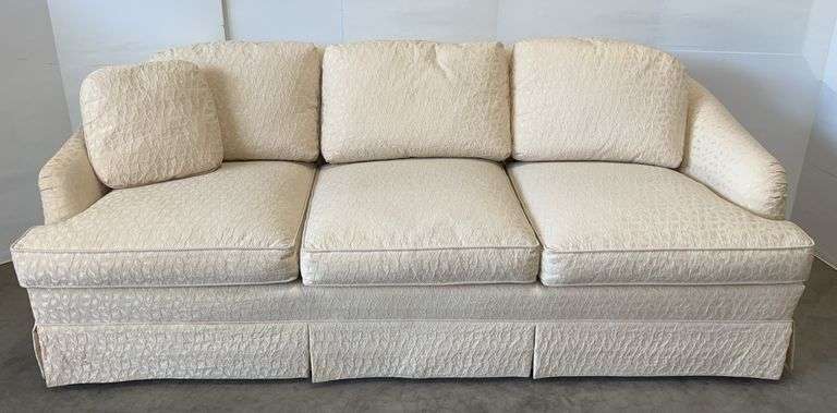 Henredon Upholstered Couch with Print Design