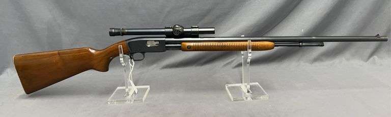 Remington The Fieldmaster Model 121, Takedown Pump, .22 LR, with Weaver Scope, TN01026