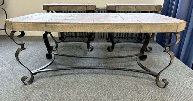 Table Set, Includes: Coffee Table, Sofa Table, and (2) End Tables