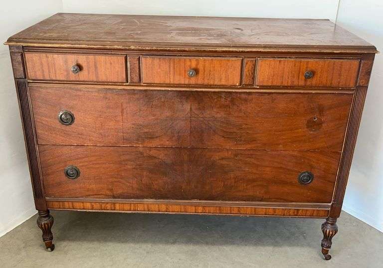 Large Sturdy Dresser Made of Solid Wood