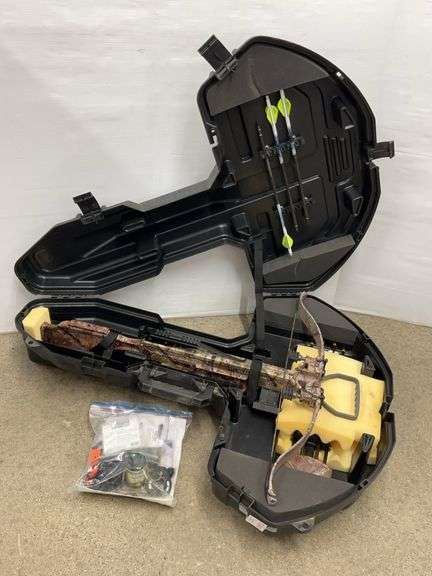 Excalibur Crossbow, New in Hard Case, Includes Quiver, Lighted Noc Arrows, Spare Inserts, Practice Points, Cocking/Stringing Aid, New High Speed Flemish String, and Manual, TN601