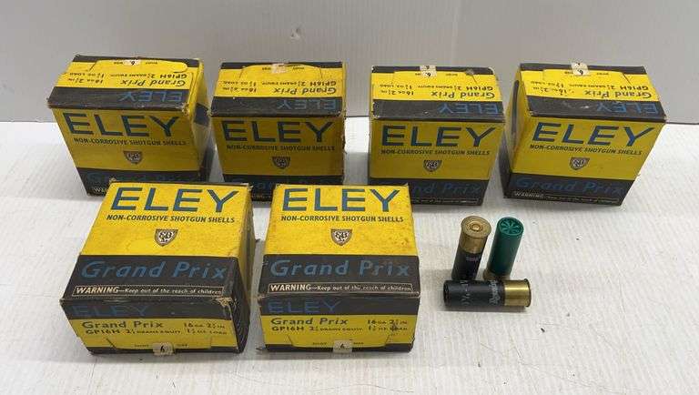 (140) Eley Grand Prix 16-Gauge 2 3/4" No. 6 Shot, TN567
