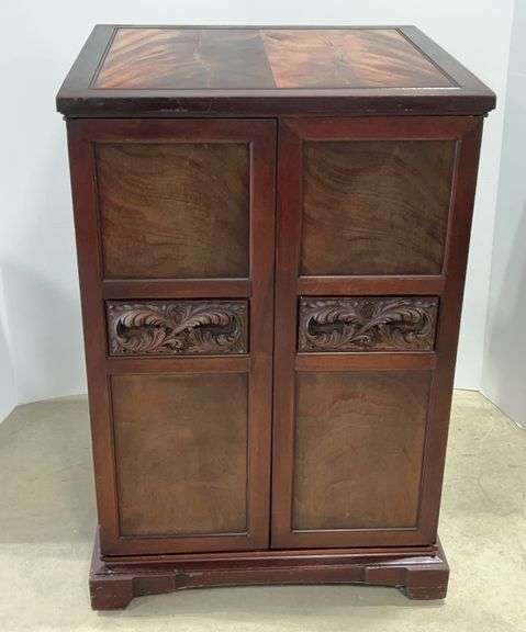 1952 Philco T.V. Cabinet, Solid Mahogany, Speaker Noise Only