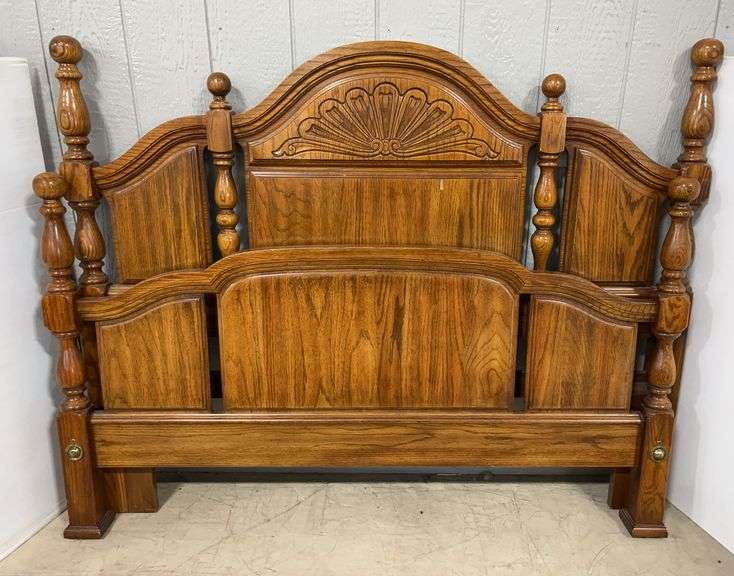 Sumter Cabinet Co. Full Headboard and Footboard, Matches Lots 22 and 23