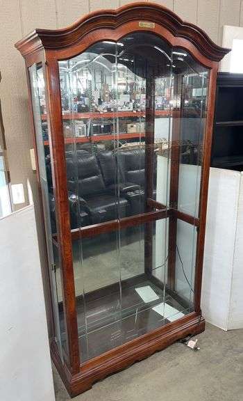 Howard Miller Wooden and Glass Display Cabinet
