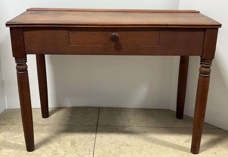 Older Wooden Table with Drawer