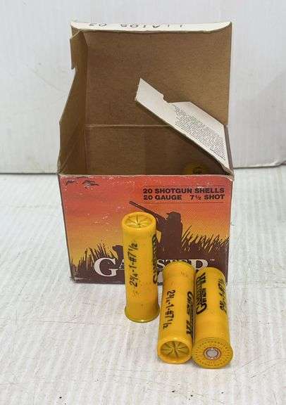 Game Master (14) Shells Only, 20-Gauge 2 3/4" No. 7 1/2 Shot, TN428