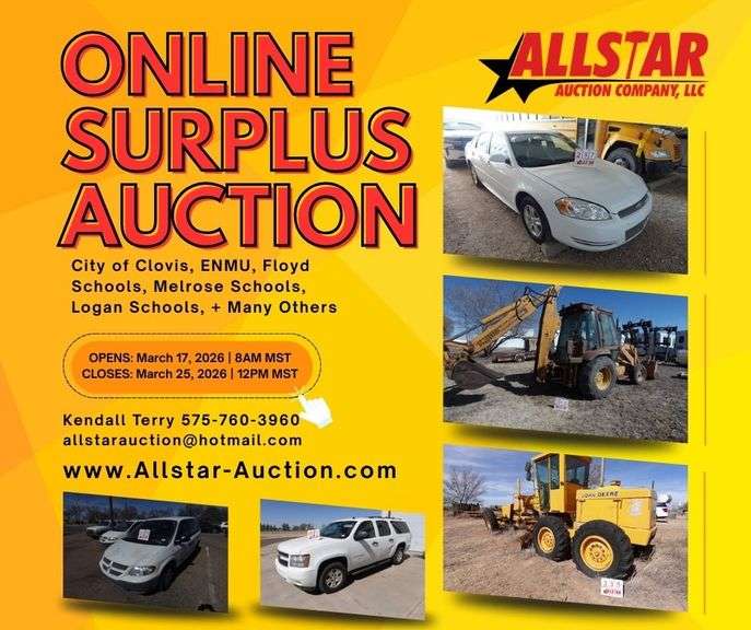 ONLINE SURPLUS AUCTION