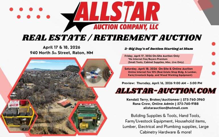 Real Estate / Retirement Auction