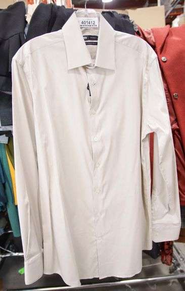 Par Simons Beige Sport Shirt Size 15 1/2 MSR Tag $79.00