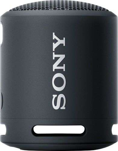 Sony XB13 Extra BASS Portable IP67 Wireless Speaker (Pair) with Two-Port Power Adapter Bundle in Black