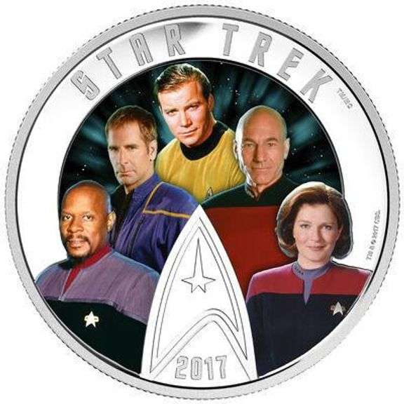 2017 $30 S TREK FIVE CAPTAINS