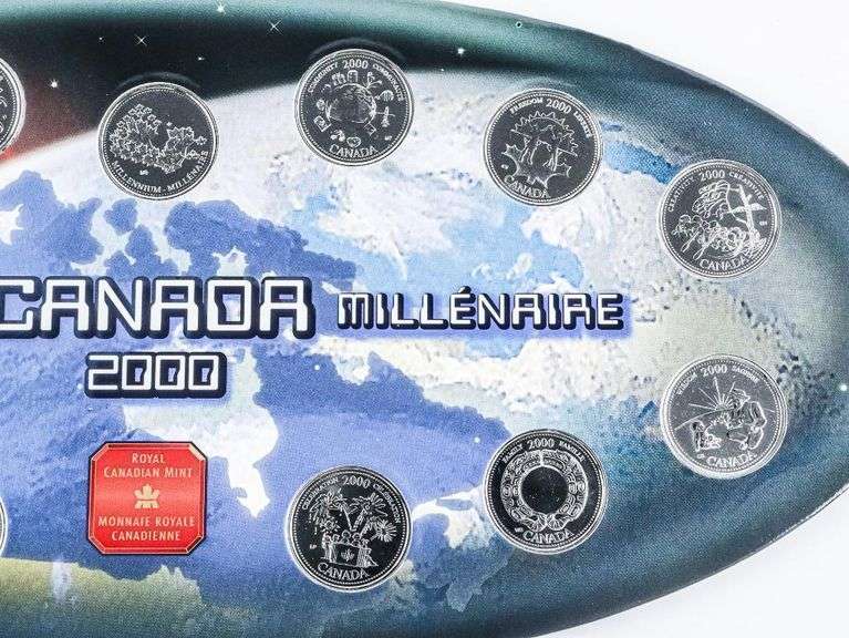 RCM 1999/2000 Official Release Millennium Coin Displays -Folio