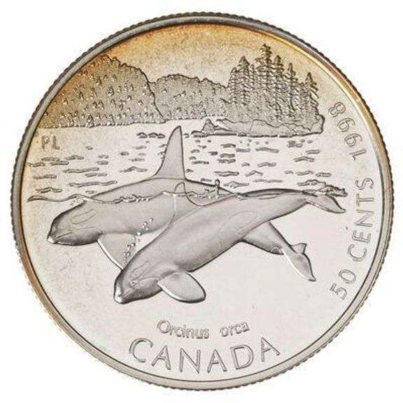 RCM - Ocean Giants - 4 x Sterling Silver 50 cents
