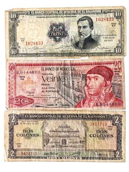 Group of 3 Mexico Notes