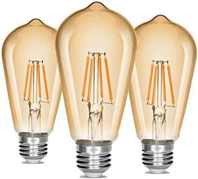 Lot 3 Edison Bulbs