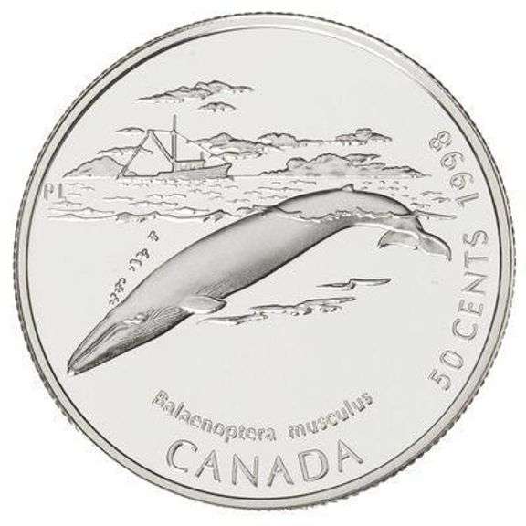 RCM - Ocean Giants - 4 x Sterling Silver 50 cents