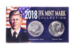 2018 JFK Mint Mark Collection Denv & Phil Mint